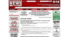 Desktop Screenshot of boardmannews.net